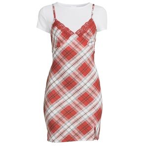 No Boundaries Juniors Twofer Dress
